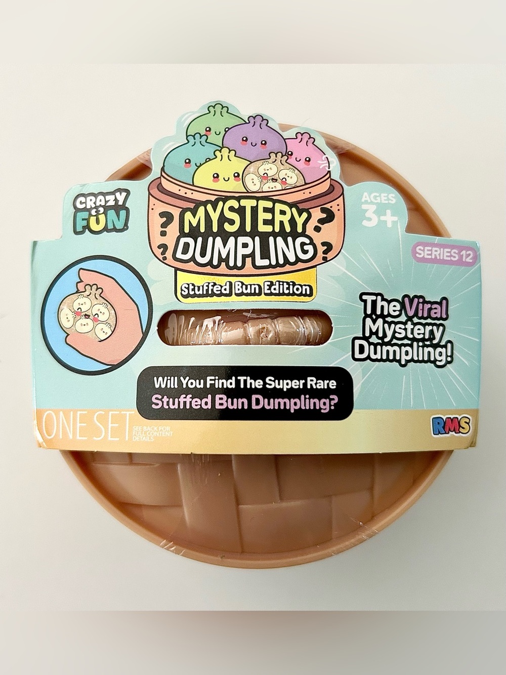 RMS RARE Viral Mystery Squishy Dumpling Stuffed Bun Pastel Edition SEALED NEW